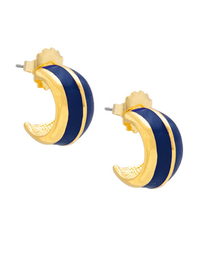Colorful Enamel Huggee Earring