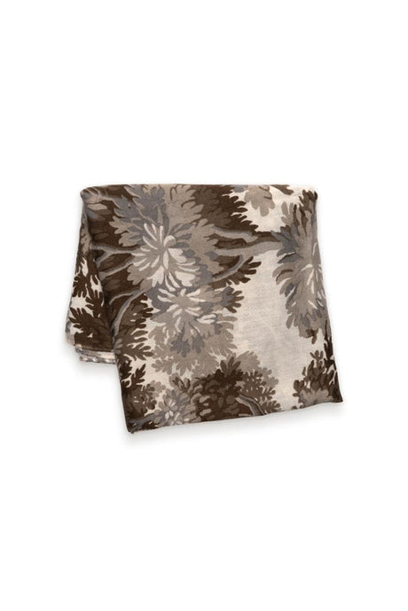 Foliage Printed Scarf - Neutral