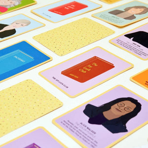 Great Women Writers Memory Game Action