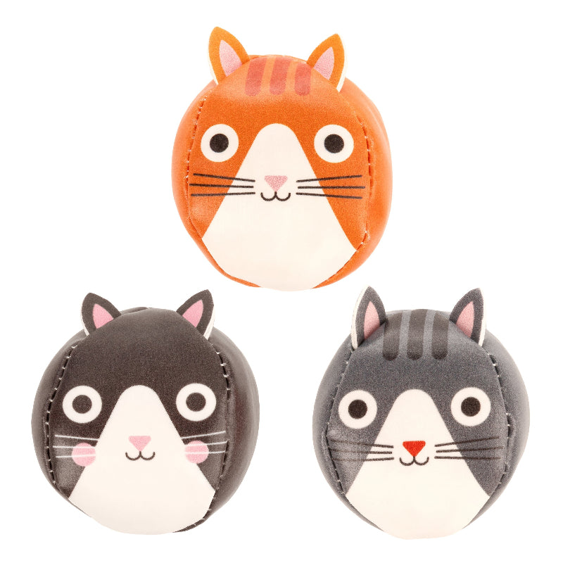Kidoki Three Little Cats Weighted Juggling Balls Out of Box