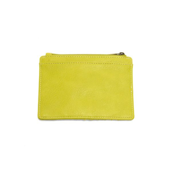 Vegan Leather Penny Mini Wallet - Citrus