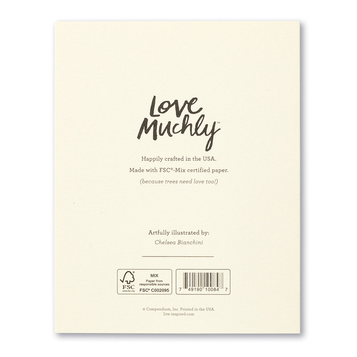 Birthday Greeting Card - A Birthday Meditation Back