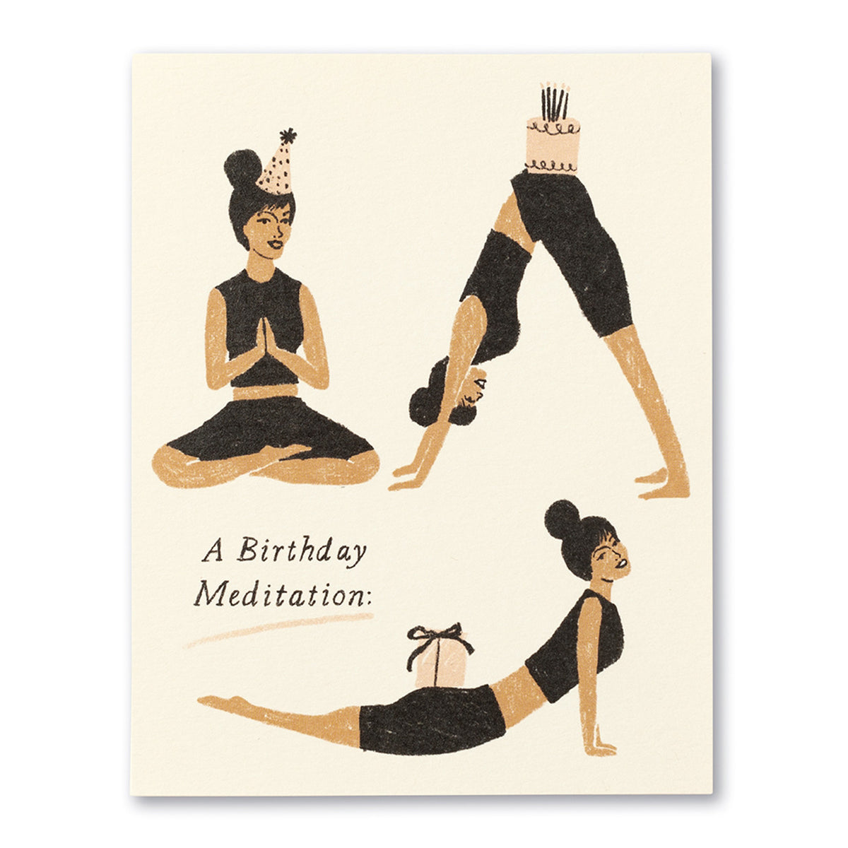 Birthday Greeting Card - A Birthday Meditation