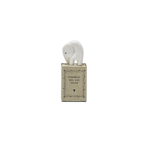 Mini Porcelain Animal in Sweet Sayings Gift Box - Hello World Modern Mercantile