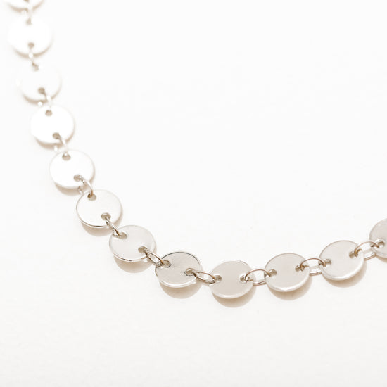 Flat Circles Chain Candra Necklace - Hello World Modern Mercantile