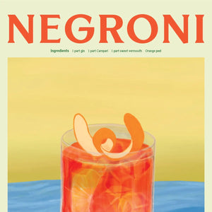 Negroni Cocktail Everyday Greeting Card