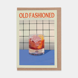 Old Fashioned Cocktail Everyday Greeting Card