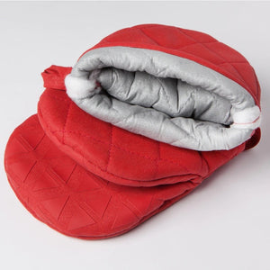 Grabber Oven Mitt - Red Interior