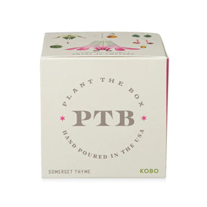 Somerset Thyme - Pure Soy Candle Plantable Box