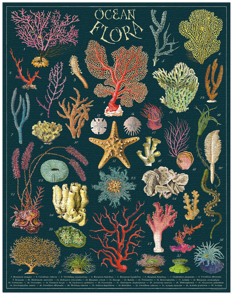 1000-Piece Vintage-Style Puzzle – Ocean Floor