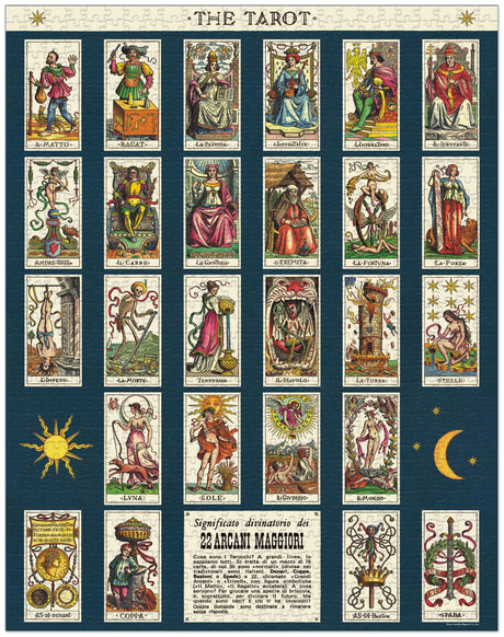 1000-Piece Vintage-Style Puzzle – Tarot