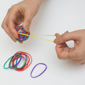 Rainbow Rubberbands Action