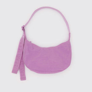 Small Nylon Crescent Bag - Peony
