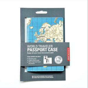 World Traveler Passport Book Cover in Packaging