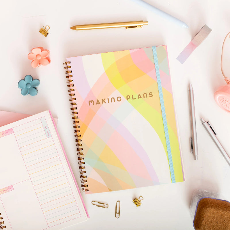 Undated Perpetual Planner - Rainbow Gradient Lifestyle 2