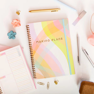 Undated Perpetual Planner - Rainbow Gradient Lifestyle 2