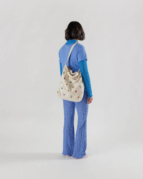 Zip Duck Bag - Embroidered Ditsy Floral Lifestyle