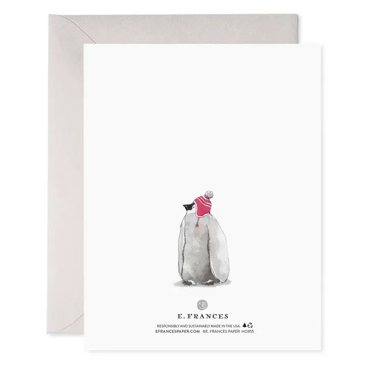 Fa La La Penguins Christmas Card