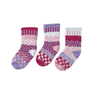 Colorful Mismatched Cotton Crochet Baby Socks Lovebug