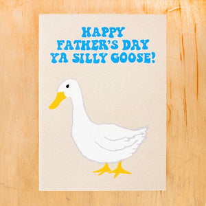 Screen Printed Father's Day Greeting Card