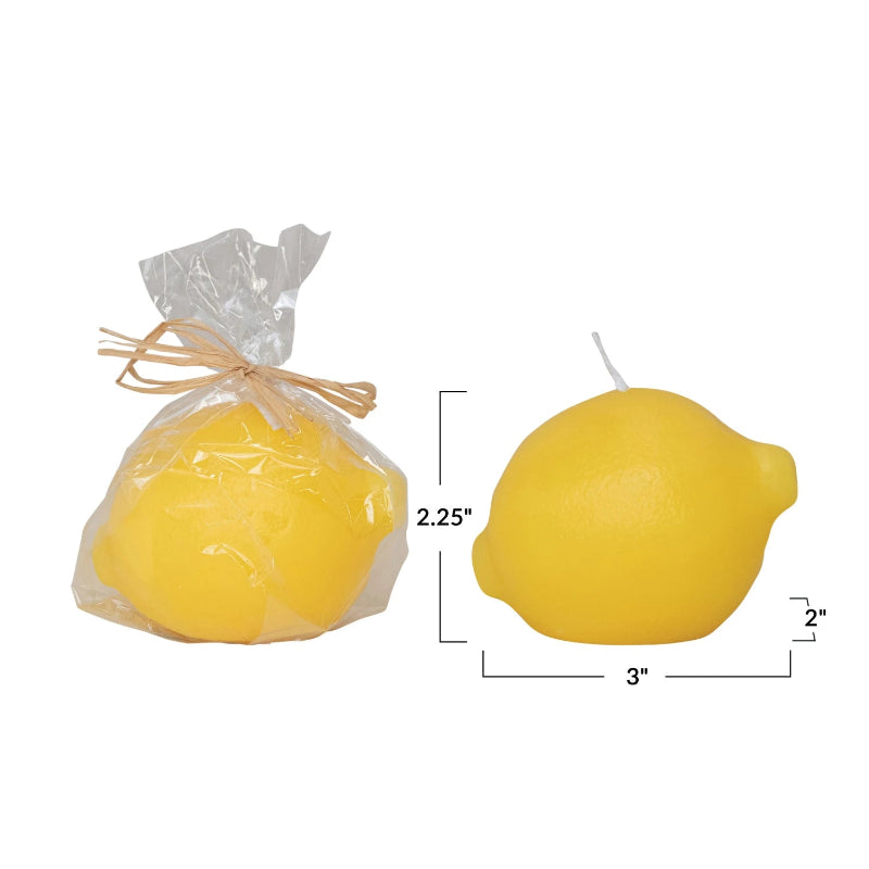 Unscented Lemon Candle