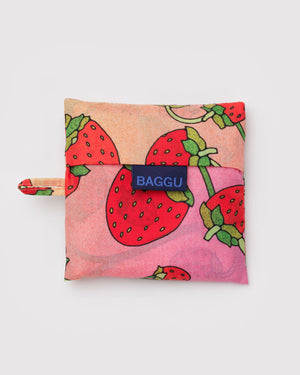 Standard Baggu Reusable Shopping Bag - Strawberry Blossom - Hello World Modern Mercantile