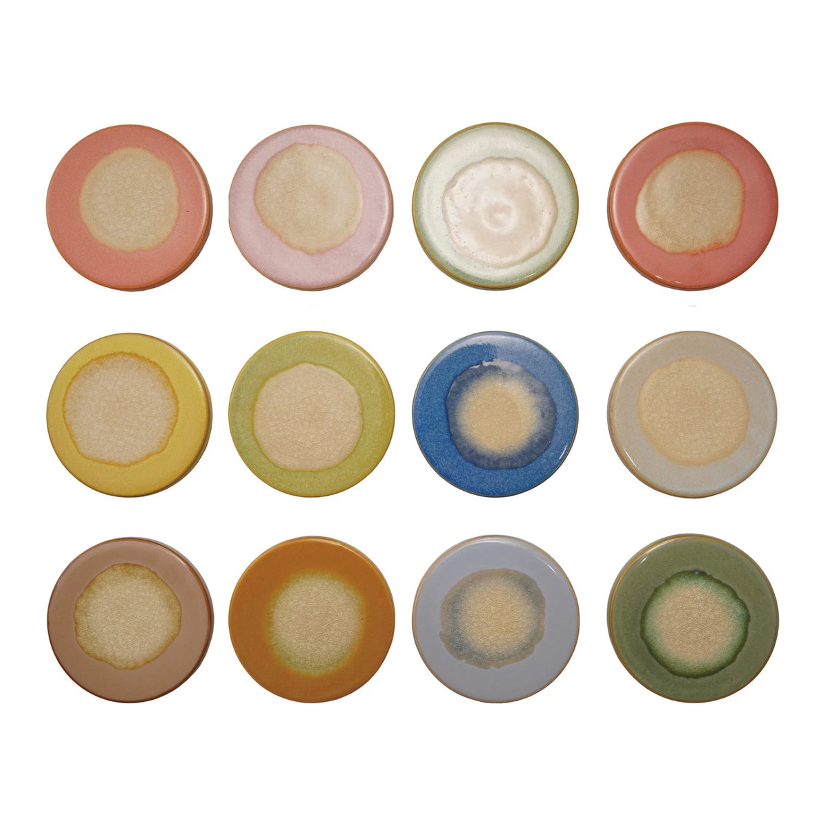 Pastel Stoneware Agate Inspired Trivet Coaster - Hello World Modern Mercantile