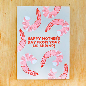 Screen Printed Mother's Day Greeting Card