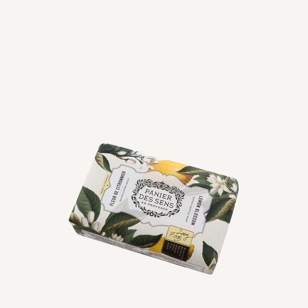 French Natural Bar Soap with Lemon Blossom and Shea Butter 7oz