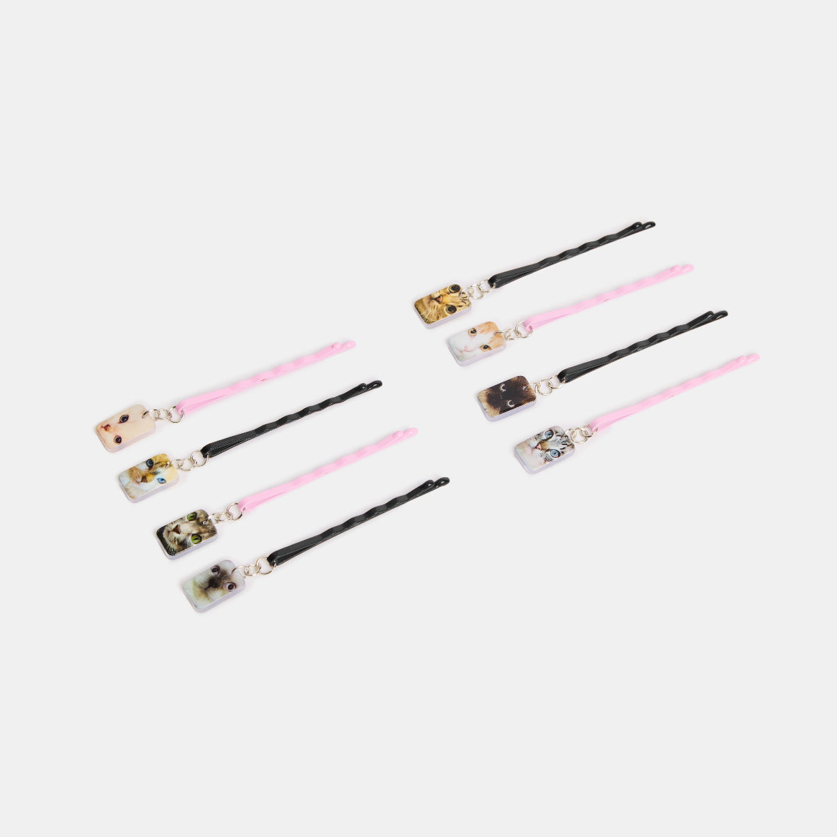 Chunks Kitty Bobby Pins Set of 8