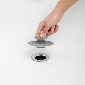 FLEX Drain Plug and Hair Catcher Grey Lifestyle