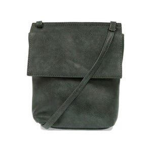 Vegan Leather Aimee Small Flap Crossbody Bag