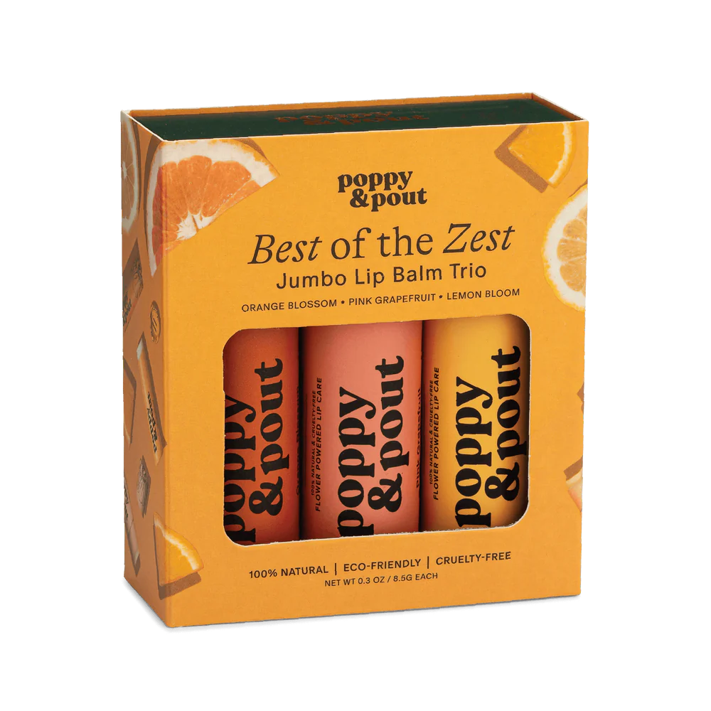 Lip Balm Trio Gift Set - Best of the Zest