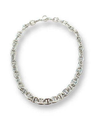 Mariner Chain Link Short Chunky Necklace