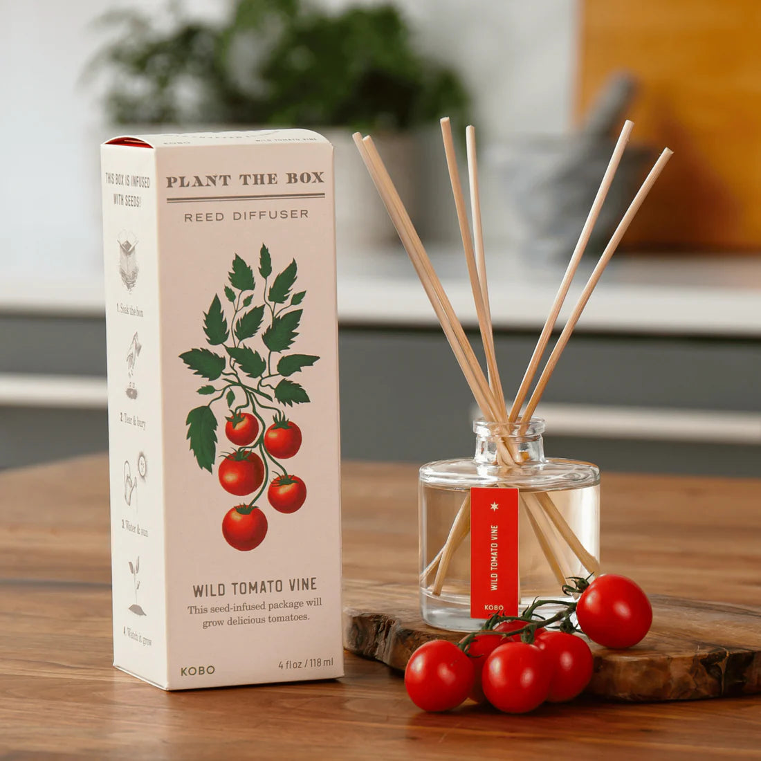 Wild Tomato Vine - Plant The Box Scented Reed Diffuser