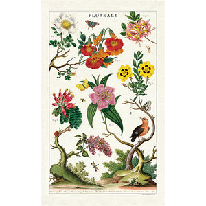 Vintage-Style Tea Towel - Floreale