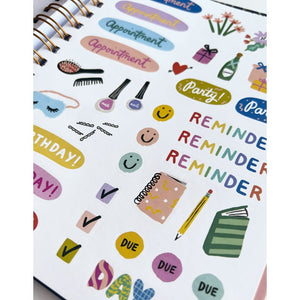 Idlewild Co. 2023 Smiley Spiral Bound Planner - 12 Month 