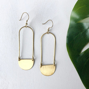 Gold Aliya Dangle Earrings