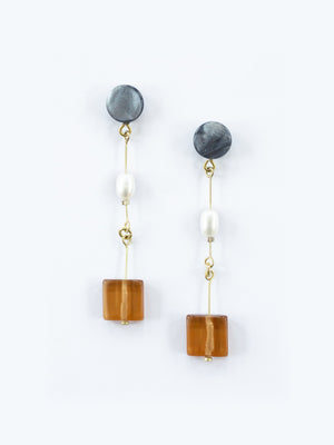 Cubist Dangle Earrings