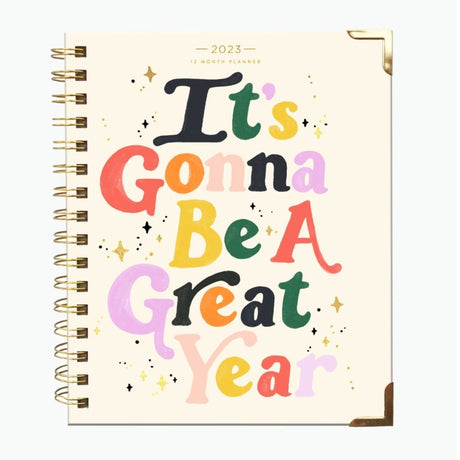 Idlewild Co. 2023 It's Gonna Be A Great Year Spiral Bound Planner 12 Months