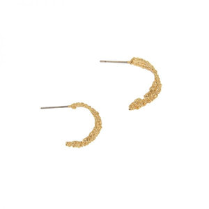 Gold Filigree Hoops