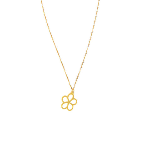 Gold - Daisy Pendant Necklace - Hello World Modern Mercantile