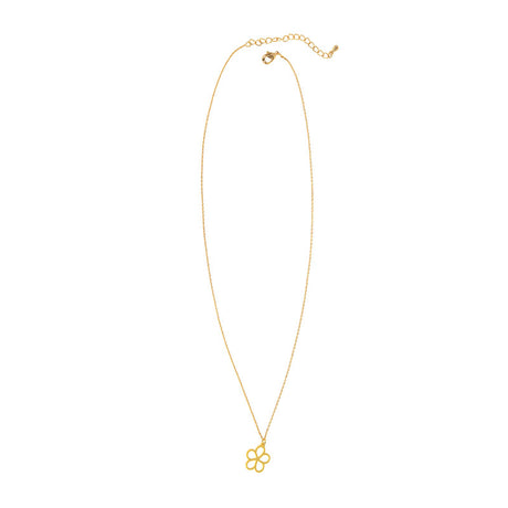 Gold - Daisy Pendant Necklace - Hello World Modern Mercantile