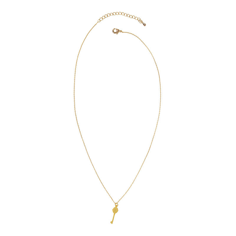 Dainty Key Charm Necklace