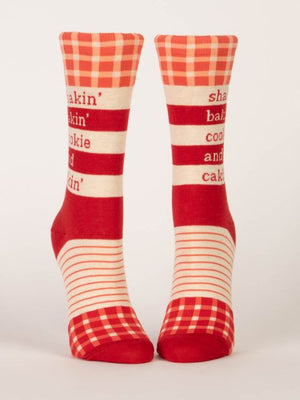 Blue Q Shakin' Bakin' Women's Crew Socks