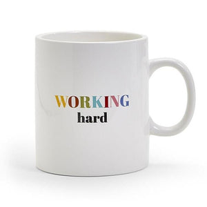 Working Hard, Hardly Working Gift Mug & Socks