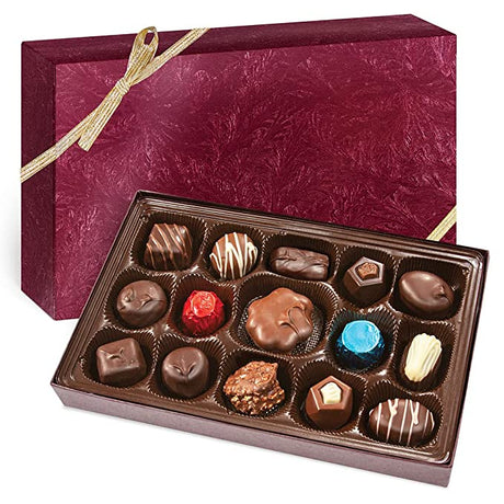 Milk & Dark Chocolate in Floral Gift Box - Hello World Modern Mercantile