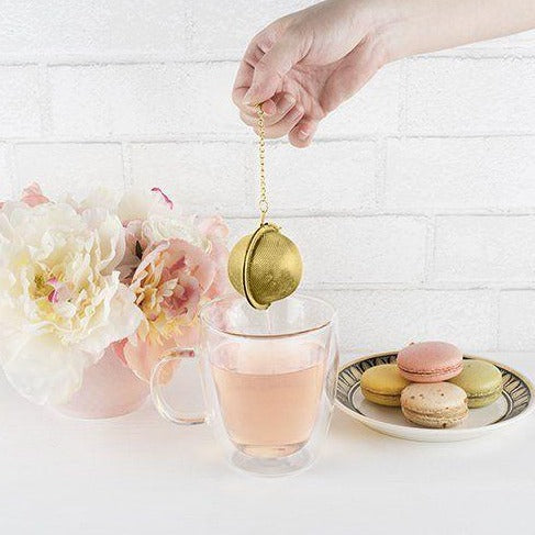 Gold Gilded Tea Infuser Ball