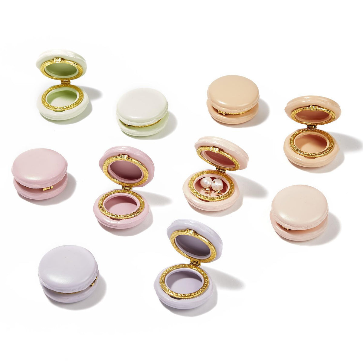 Macaron Ceramic Trinket Gift Box - Hello World Modern Mercantile