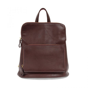 Wine - Vegan Leather Mini Julia Backpack